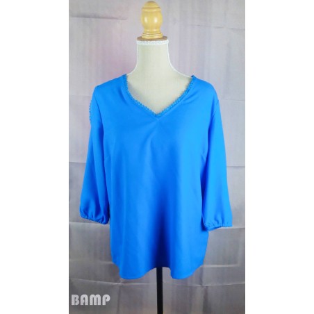 haut bleu , manche ouvertes