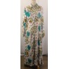 Robe longue motif fleuri