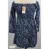 ROBE PATINEUSE MANCHES LONGUES BLEUE TAILLE  M