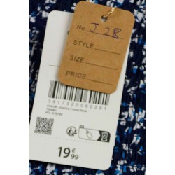 ROBE PATINEUSE MANCHES LONGUES BLEUE TAILLE  M