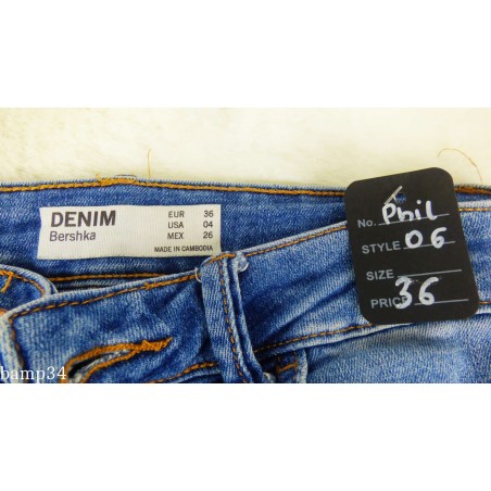 JEANS BLEU DENIM  BERSHKA