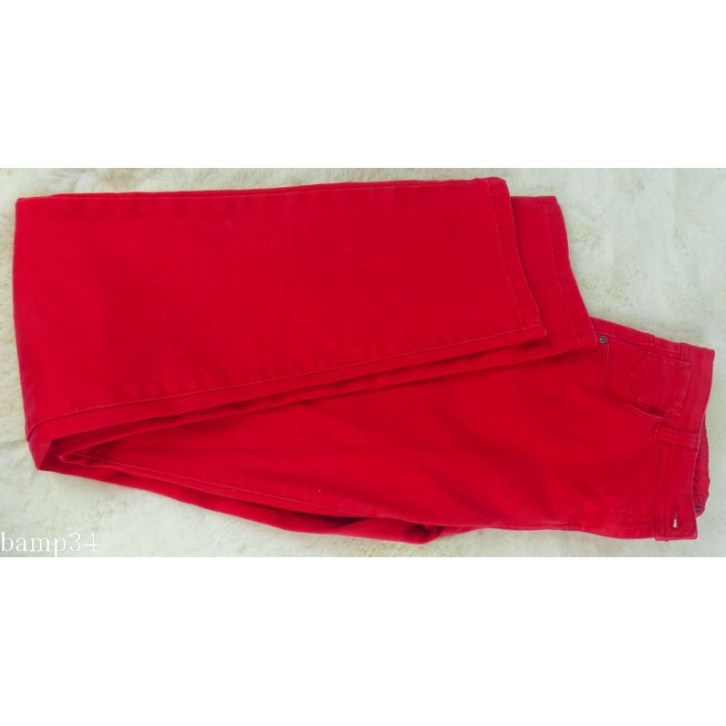 JEANS SLIM ROUGE BILOOK