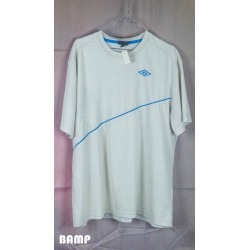 MANCHES COURTES BLEU ET BLANC MARQUE UMBRO