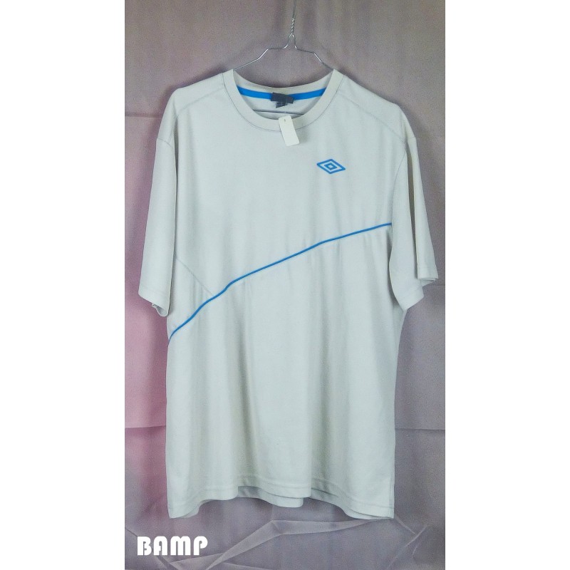 MANCHES COURTES BLEU ET BLANC MARQUE UMBRO