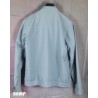 BLOUSON GRIS BLANC AVEC FERMETURE ECLAIRE MARQUE LONDON FOG FABRICATION AUX US